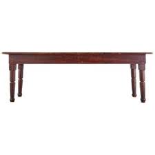 This is paired with black wooden dining. 19th Century American Country Pine Farmhouse Dining Table For Sale At 1stdibs