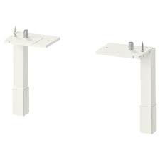 Enhet أرجل لخزانة أبيض 12 5 سم Ikea