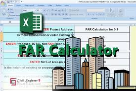 Download Far Calculator Floor Area Ratio Spreadsheet