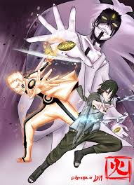 Naruto And Sasuke Vs Momoshiki By Theartkage Naruto And Sasuke Sasuke Vs Naruto Art