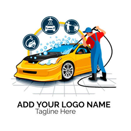 Car Wash Graphics Cleaning Logo Template | PosterMyWall
