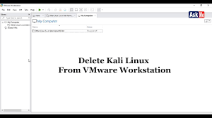 I need more computer questions. Kali Linux How To Uninstall Linux Vmware Workstation