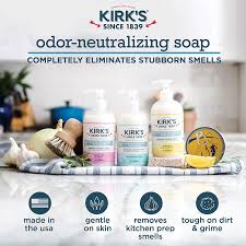 Yummy, fresh, local, gourmet, whatever you like! Buy Odor Neutralizing Natural Hand Soap By Kirk S Castile Liquid Soap Pump Bottle Moisturizing Hydrating Kitchen Hand Wash 12 Fl Oz Bottles Variety 4 Pack Online In Turkey B07jk8v713