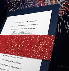4th Of July Inspired Invitations Wedding Invitations July 4th Wedding Red Wedding Invitations