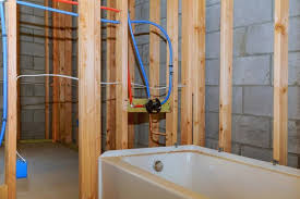 Bathroom Plumbing Installation Connecting Pex And Copper Pipes For Bathtub 100 Bathroom Bathtub In 2020 Bathrooms Remodel Bathroom Plumbing Plumbing Installation
