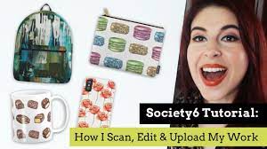 Design your everyday with art you love. How To Sell Your Artwork On Society6 Pros And Cons Erika Lancaster Artist Content Creator Online Art Teacher