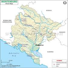 Detailed map of montenegro for its inhabitants and tourists: Montenegro River Map Montenegro Map Of Nigeria Map