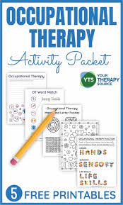 Occupational therapy (ot) is a branch of health care that helps people of all ages who have physical,. Occupational Therapy Activity Packet Your Therapy Source Occupational Therapy Activities Therapy Activities Occupational Therapy