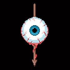 Neversoft Eyeball Pixel Art Pixel Art Weird Art Art