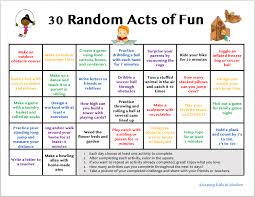30 Random Acts Of Fun For May In 2020 Physical Education Activities Kids Exercise Activities Digital Learning Classroom