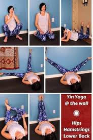 Yin Yoga At The Wall For Grounding Stabilizing Free Video Or Practice On Your Own With Detailed Instructions Yin Yoga Restorative Yoga Wall Yoga