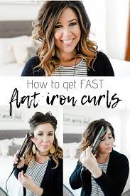 How To Get Fast Flat Iron Curls Tampa Lifestyle And Mom Blog Flat Iron Curls Flat Iron Hair Styles Flat Iron Curls Tutorial