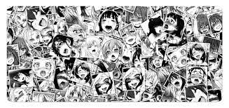 Ahegao Anime Collage Face New Gamming Mouse Pad L12 Large Custom Mousepad |  eBay