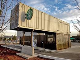 This Tukwila Store Is Also The First Leed Certified Structure In Town It Uses Fully Reclaimed Material For Th Recipient Cafe Maison Container Restaurant Boite