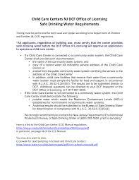 Effective march 6, 2017 expires january 31, 2024 department of children and families office of licensing. Http Drinkingwatertesting Com Doc File Ccc Nj Dcf Office Of Licensing Pdf