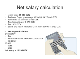 For households and individuals, gross income is the sum of all wages, salaries, profits, interest payments, rents, and other forms of earnings, before any deductions or taxes. Ppt Net Salary Calculation Powerpoint Presentation Free Download Id 3407125