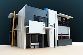 Model Of Schroder House Designed By Gerrit Rietveld Schroder House Space Architecture Modern House Design