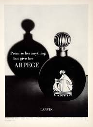 Black And White Print Ads 1962 Black And White Print Ad For Arpege Perfume From Lanvin Of Paris With Their Famous Tagline Promise Her Anything B Parfumflesjes Oude Parfumflesjes Lanvin