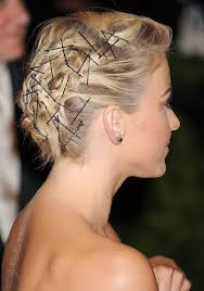 Bobby Pins Were Focus Julianne Hough Met Gala Hairstyle Jpg 719 1024 Bobby Pin Hairstyles Easy Hairstyles For Long Hair Short Hair Styles