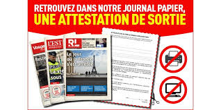 Vous pouvez le faire de plusieurs façons : Coronavirus Retrouvez Dans Notre Journal Papier Un Formulaire De L Attestation De Deplacement Derogatoire