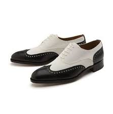 Black And White Wingtip Shoes Mens Handmade Men Black And White Wingtip Shoes Mens Dress Leather Shoes Dress Shoes Men Leather Dress Shoes Mens Wingtip Shoes