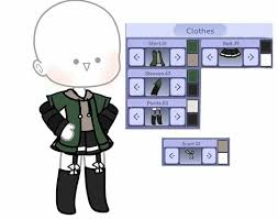 Draw an egg shape for the head and then draw the rest of the body using lines. Pin By Big Bow On Gacha Life Character Outfits Anime Outfits Drawing Anime Clothes