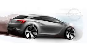 Opel Astra Gtc Design Sketch Car Body Design Concept Car Design Design Sketch Concept Cars