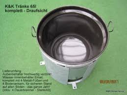 Frostsichere Tranke 65 L Pferd Pferde Ziege