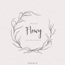Botanical Wreath Clipart Wedding Laurel Frame Png Half Circle Logo Label Design Leaf Wreath Border Monogram Sublimation Instant Download Circle Logos Floral Logo Design Label Design