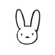 Bad bunny, san francisco de macorís. Bad Bunny Esmalte Pin Hard Enamel Pin Esmalte Unico Etsy Bunny Tattoos Bunny Wallpaper Mini Drawings