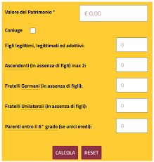 Calcolo Quote Ereditarie