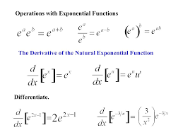 » differentiation of transcendental functions. 5 4 Exponential Functions Differentiation And Integration The Inverse Of F X Ln X Is F 1 E X Therefore Ln E X X And E Ln X X Solve For Ppt Download