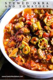 Stewed Okra And Tomatoes Recipe Okra And Tomatoes Okra Recipes Okra And Tomato Recipe