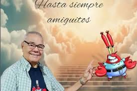 Muere Luis Pérez Pons, voz oficial de Don Cangrejo en Bob Esponja