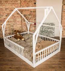 montessori bett haus bett design kinder betten bettrahmen etsy montessori bett kinder zimmer kleinkinderbett