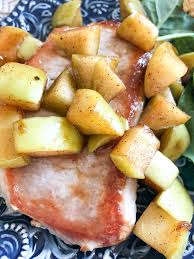 Dip pork chops in egg mixture, coat with stuffing mix and place in pan. Pioneer Woman Pork Chops And Apples Recipe Diaries