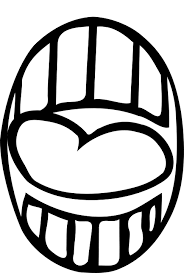 Mewarnai gambar mulut warnai gambar. Mulut Kartun Png 8 Png Image