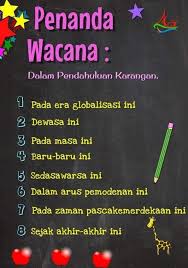 · oleh itu, kebaikan dan keburukan yang mewarnai fokus perbincangan akan penanda wacana untuk ayat 2 dan seterusnya dalam karangan. Penanda Wacana Untuk Tulis Motivasi Media Sosial Facebook