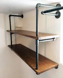 For a complete list of materials, check out the blog below:follow the blog: Diy Industrial Pipe Shelving Chris Loves Julia