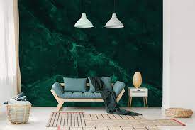 Emerald Green Abstract Wallpaper Self Adhesive Peel And Etsy Abstract Wallpaper Green Abstract Wallpaper Wall Murals