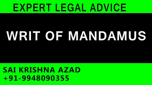 Writ Of Mandamus Meaning In Telugu Youtube