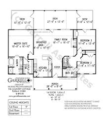 Nice two bedroom house plans bathroom via. Country Cottage 01080 Garrell Associates Inc