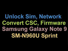 We have a pretty strict unlock policy. Unlock Sim N960u Sprint Convert Csc Firmware Note 9 Sprint N960u Youtube
