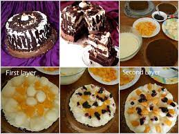 Rasgulla Blackforest Cake Cake Indian Sweets No Bake Cake