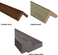 C'est à la partie supérieure de ces poutres. Protac Corniere D Angle Sapin Blanc Du Nord Traite Classe 3 Vert L 3 00 M 45x45 Mm Point P