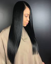 Beautiful black woman with long straight hair. 45 Classy Natural Hairstyles For Black Girls To Turn Heads In 2020
