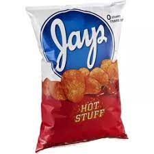 Shop for jays snack big hot stuff potato chips (2.5 oz) at mariano's. Jays Hot Stuff Hot Flavored Potato Chips Shop Priceless Foods