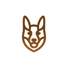 Simple elegant monoline german shepherd dog logo design. German Shepherd Head Logo German Shepherd Dog Logo Black Dog