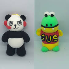 Ryan Toys Review Air Clay Cake Toppers Gus Combo Panda In 2020 Panda Cakes Ryan Toys Panda