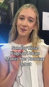 Sunday Rose Kidman-Urban is officially a fashion it-girl. the 16-year-old  daughter of #NicoleKidman and #KeithUrban made her runway debut at the  spring 2025 #miumiu show at #ParisFashionWeek